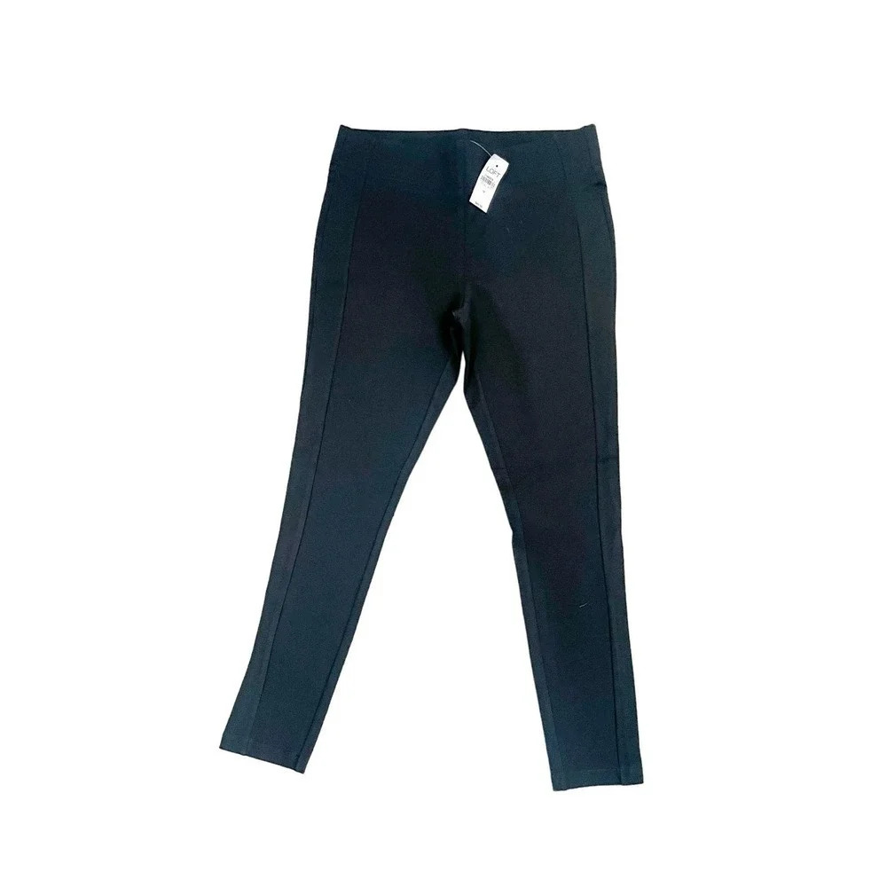 Ann Taylor Pull On Black Skinny Pant Womens Size Medium New With Tag